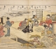 Jeu avec coquillages - Utamaro fin 18ème - Musée Guimet