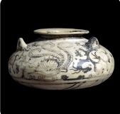 Poterie mycénienne , avec des représentations d'argonautes et algues. 3500 BP.  British Museum