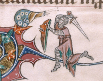 Détail du psautier de Gorleston (1310-1324) - BLL
