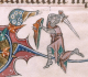 Détail du psautier de Gorleston (1310-1324) - BLL