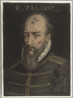 Bernard Palissy, portrait imaginaire 16e siècle - Miniature sur vélin, Écouen
