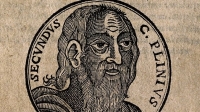 Pline l'Ancien. Extrait d'une édition de "Naturalis Historiae" (1635)