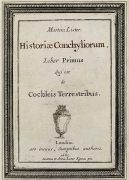 Frontispice "Historiae conchyliorum" ed 1685 - gravures Susanna et Anna Lister