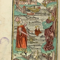 Page de garde de "Tractatus de pescibus" - Jacobus Meydenbach (1491) - BLL