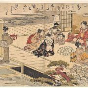 Jeunes filles jouant au jeu de Kai-awase -Utamaro -1790 - MET de New-York