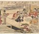 Jeunes filles jouant au jeu de Kai-awase -Utamaro -1790 - MET de New-York