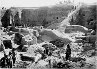 Tombes royales du cimetière d'Ur - Fouilles