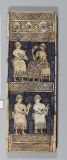Détail de la grande lyre à décor de mosaïque de coquilles marines provenant d'une tombe royale à Ur - © Penn Museum de Philadelphie