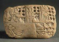 Tablette en argile - Uruk- 3500/3100 BC. - Musée du Louvre