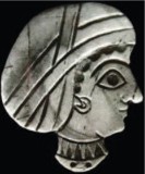 Tête de femme - coquille non nacrée - Mari -Musée de Damas - © Couturaud 2013