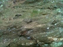 Micaschistes à staurotides rencontrés le long de la rivière Evel - photo Hélène Quéré