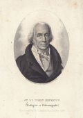 Portrait de Jacques Louis-Marin-Defrance (1758-1850) par Antoine Chazal en1827, gravé par Ambroise Tardieu.