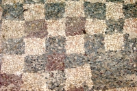 Mosaïque de galets, tombeau du roi de Phrygie Midas, Gordion, Turquie - 7ème s. av. J.C.