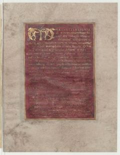 Evangile selon saint Marc sur vélin pourpre du chapitre Saint Goery - XIIe-s. - Theodoor van Thulden (1606-1669) - © Bmi d'Epinal (88)