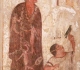 Portrait de Vel Saties chef de guerre étrusque portant la toge picta -Tombe Francois à Vulci (Rome) - 4è s. av. J.-C.
