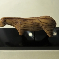 Cheval de Lourdes - Grotte "les Espelugues" (65) en ivoire de mammouth découvert en 1886 -