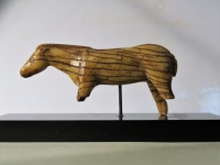 Cheval de Lourdes - Grotte "les Espelugues" (65) en ivoire de mammouth découvert en 1886 -