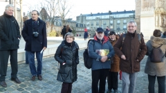 Claude, Hélène, Georges, Nicole, Jacques et Anne (de dos). photo Roger Mauchaussé