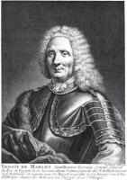 Benoit de Maillet - gravure d'Edme Jeaurat-1735