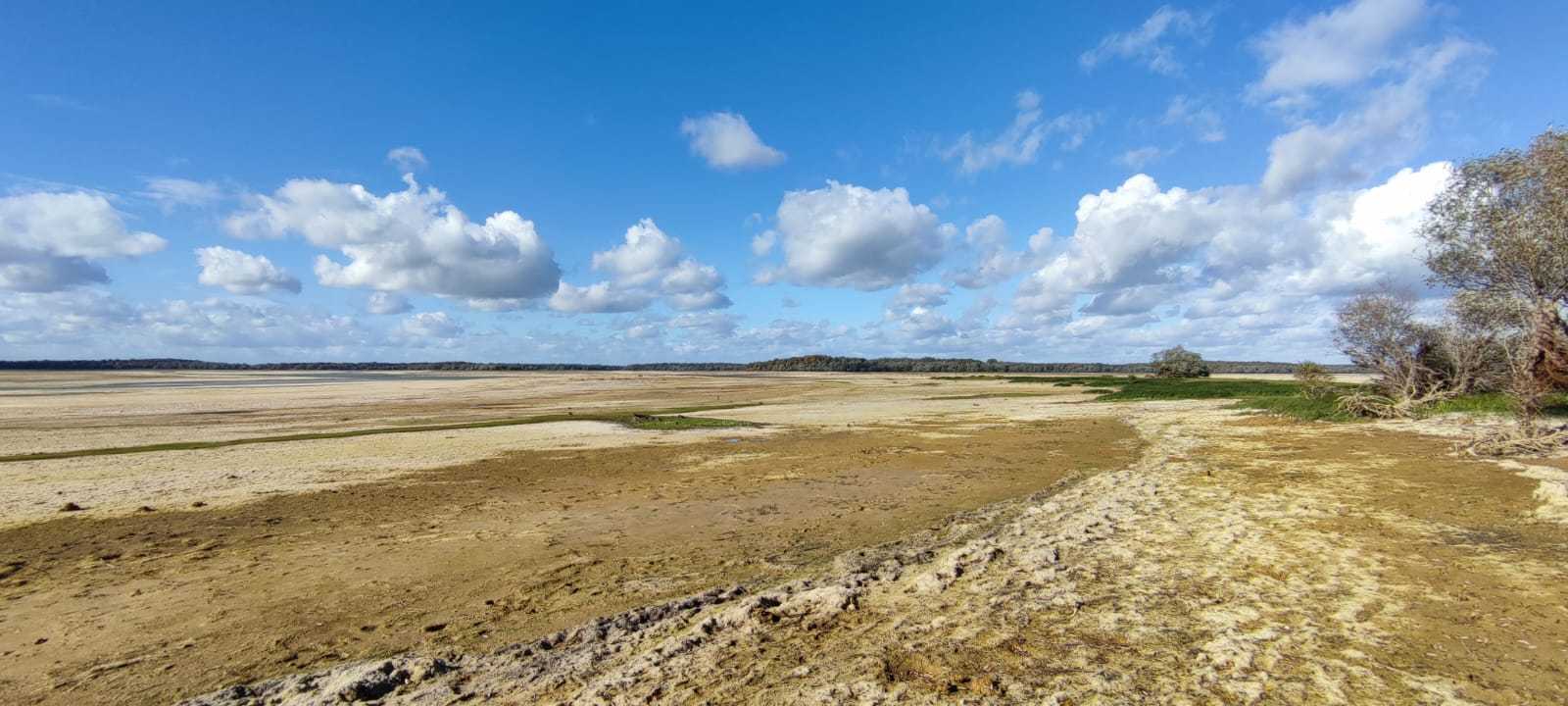 Le lac d'Orient est à sec