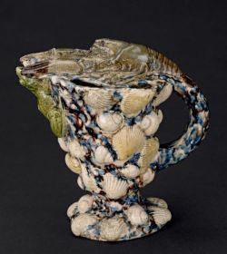 Bernard Palissy Aiguière en terre cuite glaçurée - Paris, © musée du Louvre, Jean-Gilles Berizzi