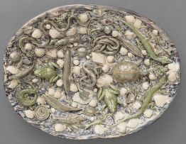 Bassin ovale - Bernard Palissy vers 1560 - Musée du Louvre © 2002 RMN-Grand Palais Jean-Gilles Berizzi