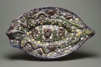 Plat à décor de rustiques figulines - Bernard  Palissy - Musée des Beaux-Arts de Lyon - Photo Alain Basset