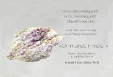 Affiche de l'exposition qui réunit trois Associations