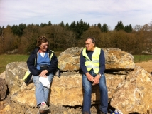 Dialogue entre postiers, à la pause!