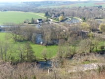 Panorama depuis l\'esplanade du chateau de Mailly